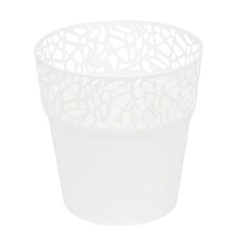 Saksija Naturo 18x18 - Bela