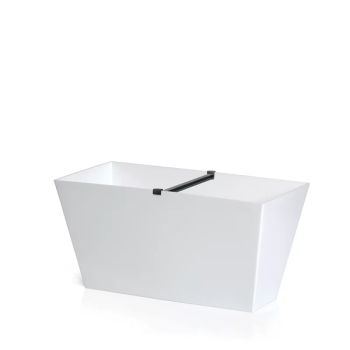 Saksija Tubus Case 40x21x20 - Bela