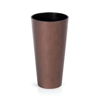 Saksija Tubus Slim 40x77 - Bakarna