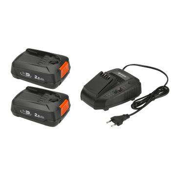 Gardena punjač za baterije i dve baterije P4A 2 x PBA 18V/45 + AL 1830 CV