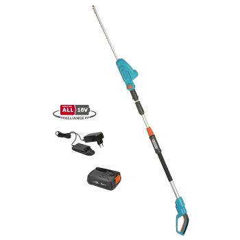 Gardena baterijske teleskopske makaze za živu ogradu THS 42/18V P4A - sa baterijom i punjačem