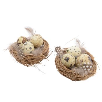 Uskršnja dekoracija - gnezdo sa jajima