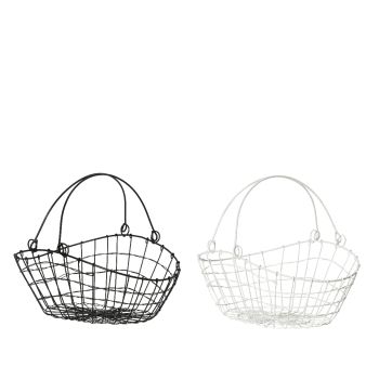 Metalna korpa sa ručkama 27 x 19 x 12