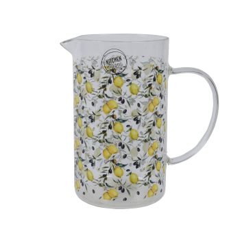 Stakleni bokal - Lemon design