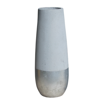 Saksija Cim Line 25x66 Cm Cement/Srebrna
