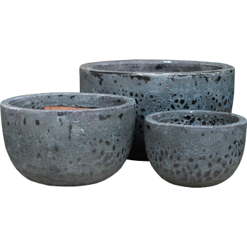 Saksija Sandblast Antik 32x20cm Pesak Crna