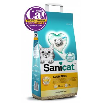 Sanicat Clumping Unscented - 8 l
