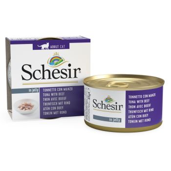 Schesir Cat Tunjevina I Govedina U Želeu - 85 g