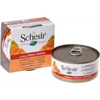 Schesir Dog Piletina I Papaja - 150 g