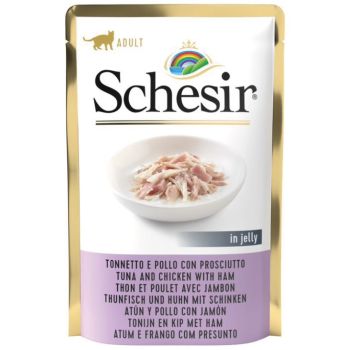 Schesir Preliv Cat Tunjevina Piletina Šunka - Žele - 85 g