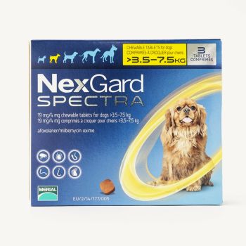 Nexgard spectra S (3.5-7.5 kg) 1 tabl