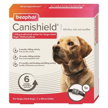 Canishield l dog ogrlica protiv buva i krpelja 1 x 65 cm