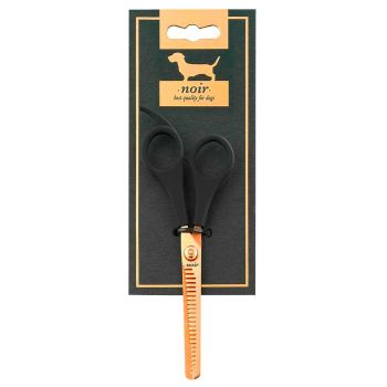 Ebi Noir Makaze Sa Nazubljenim Zupcima Sa Stanjivanje Dlake 17x5,5cm