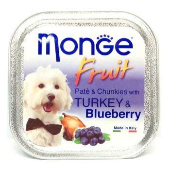 Monge Fruit Ćurka/Borovnica 100g