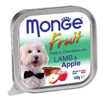 Monge Fruit Jagnjetina/Jabuka 100g