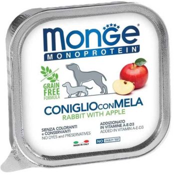Monge Dog Fruit Zecetina/Jabuka 150g