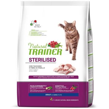Trainer Natural Cat Sterilised Ćuretina 300g