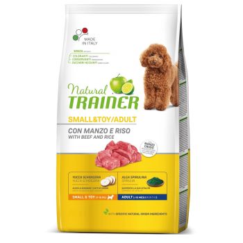Trainer Natural Dog Small & Toy Govedina I Pirinač 800g