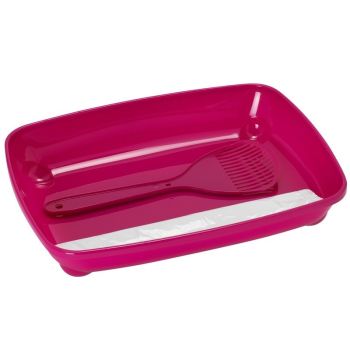 Starterkit Za Mačiće (Činija, Lopatica, Kesa Za Izmet) - Hot Pink