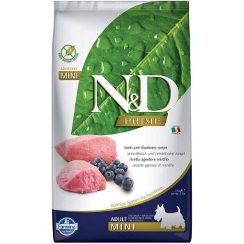 N&D Prime Mini Adult Lamb&Blueberry 2.5 kg