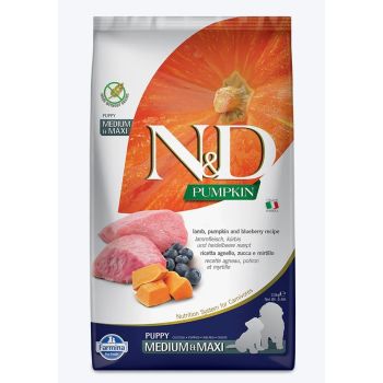 N&D Pumpkin Puppy Lamb&Blueberry Medium&Maxi 2.5 kg