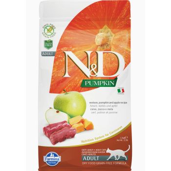 N&D Pumpkin Cat Venison&Apple 1.5 kg