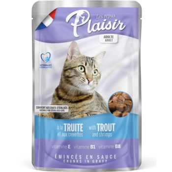 Plaisir Preliv Za Mačke - Pastrmka I Račići - 100G