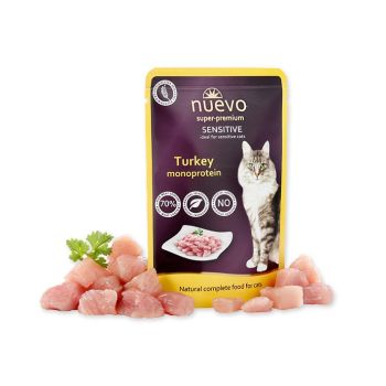 Nuveo Preliv Za Odrasle Mačke Ćuretina - 85G