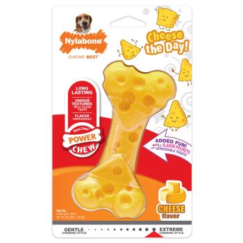 Nylabone - Igracka Za Srednje Pse Reljefna Kost Za Zvakanje M, Ukus Sira