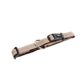 Ogrlica Soft Grip 10 mm, 20/30 cm - Bež - braon