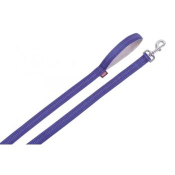 Povodac Soft Grip 15 mm, 120 cm - Lila 