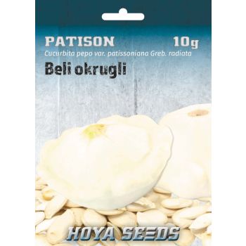 Patison beli okrugli - Cucurbita pepo var. Patissoniana Greb. Radiata